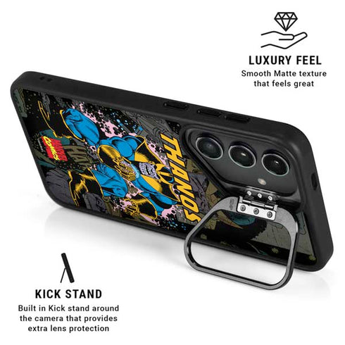 Marvel Classic Comics Thanos Galaxy S24 FE Kickstand Case